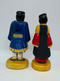 Vintage Balkan Traditional Folk Dress Husband and Wife Figurines