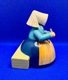 Vintage Wendt & Kuhn Handcrafted Erzgerbirge Fishmonger