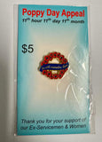 Poppy Day Appeal Pin
