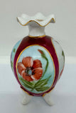 Hand Painted Footed Vase