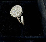 9ct White Gold Diamond Ring