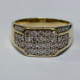 14kt Yellow Gold Diamond Cluster Ring Michael Hill