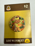 Anzac Appeal Badge "Army Bear"