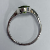 Sterling Silver Peridot Ring