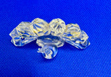 Vintage Iris Arc Crystal Peacock Crystal Figurine