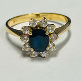 18ct Yellow Gold Cubic Zirconia Ring