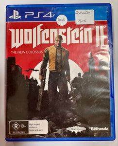 Wolfenstein 2 The New Colossus PS4 Game