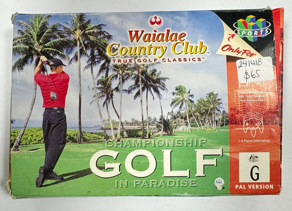 Waialae Country Club True Golf Classics (Championship Gold In Paradise) Nintendo 64 Game