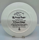 Vintage Royal Doulton Collector Plate, "My Precious Bundle" A Victorian Childhood