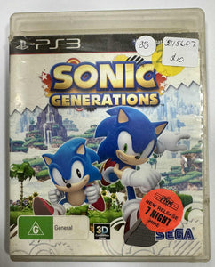 Sonic Generations PS3 Game