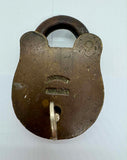 Jacksons Four Lever Brass Padlock