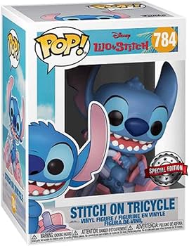 Pop Vinyl Figurine Lilo & Stitch Stitch on Tricycle 784