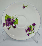 Shelley Fine Bone China "Violets" Trio Set