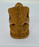 Hand Carved Wooden Ganesha