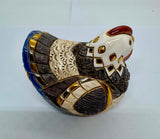 De Rosa Rinconada Handcrafted Ceramic Hen Figurine