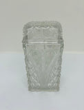 Antique English Lidded Glass Box from George Davidson & Company