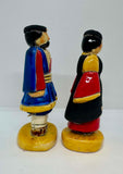 Vintage Balkan Traditional Folk Dress Husband and Wife Figurines
