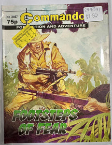 Commando Comic No.3407 Footsteps of Fear