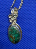 Sterling Silver Turquoise Pendant/Necklace
