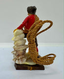 Vintage Itakian Resin Mountaineer figurine