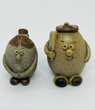 Fred Hillier Australian Studio Pottery Anthropomorphic Figurines