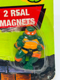Vintage Teenage Mutant Ninja Turtles Magnets Leonardo and Michaelangelo