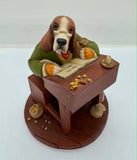 Doggie People CC124 Bassethound Accountant