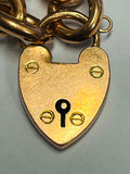 9ct Rose Gold Curb Bracelet with Locket