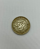Nickel Plated Coin Holder  Patent By JWB Mappin and Webb With Coins