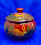Hand-Painted Wooden Trinket Box
