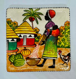 Hand-painted Plate By E. Mukoyi Ambersen Ashby Studio