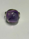 Sterling Silver Cushion Cut Amethyst