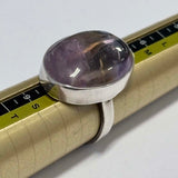 Sterling Silver Polished Oval Cabochon Ametrine Ring