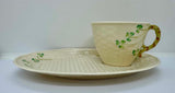 Belleek Pottery Shamrock Tennis Tea Set