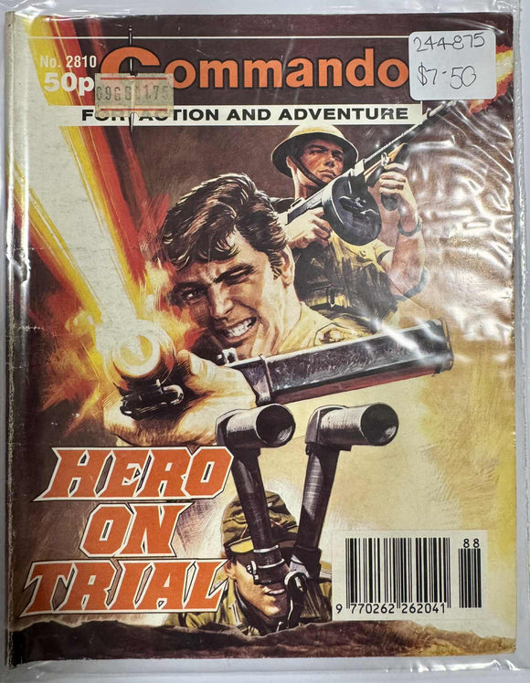Commando Comic No.2810 Hero On Trial