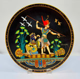 "Fishing on the Nile" The Legend Tutankhamun Plate