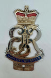 Vintage 1953 Queen Elizabeth II Car Grill/Bumper Bar Badge