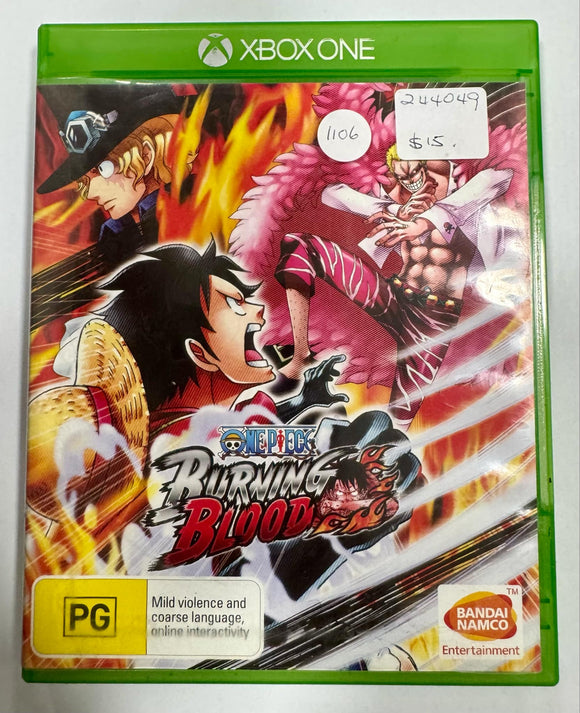 One Piece Burning Blood Xbox One Game