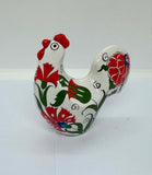 Handmade Hand-Painted Ceramic Chook from Turkey