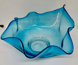 Mid-Century Viking Art Glass "Bluenique"