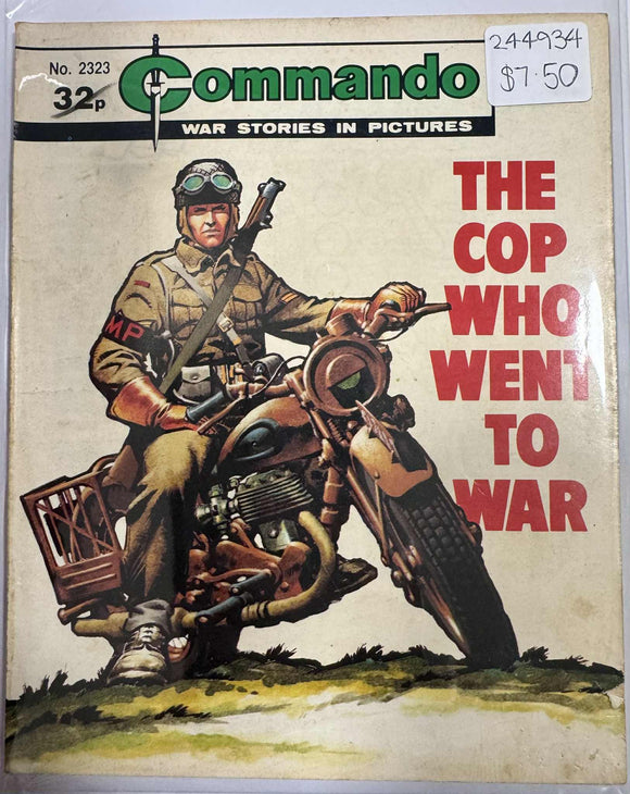 Commando Comic No.2323 The Cop Who Went To War