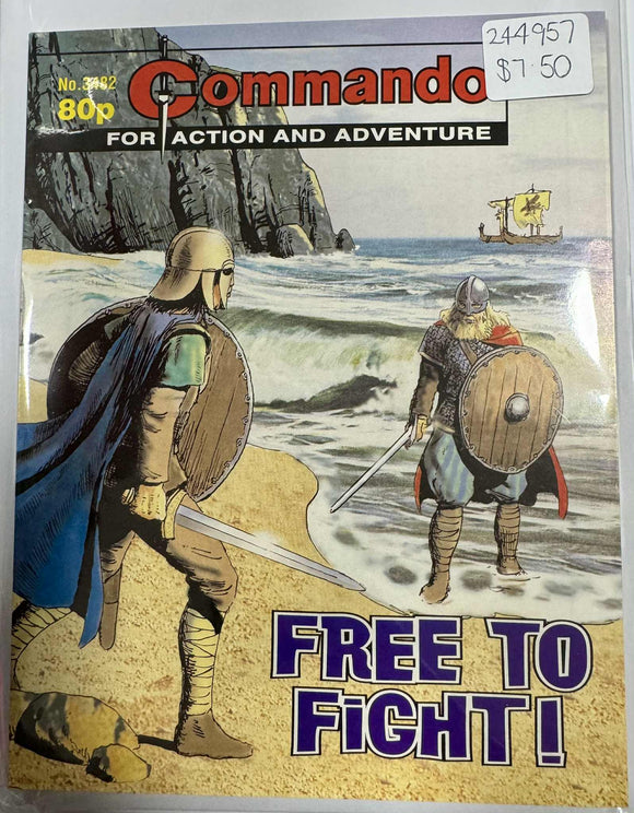 Commando Comic No.3482 Free To Fight!