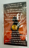 Anzac Appeal "Lest We Forget" Pin