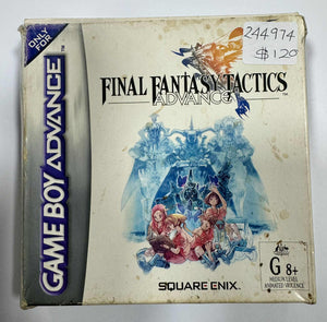 Final Fantasy Tactics Advance Gameboy Game