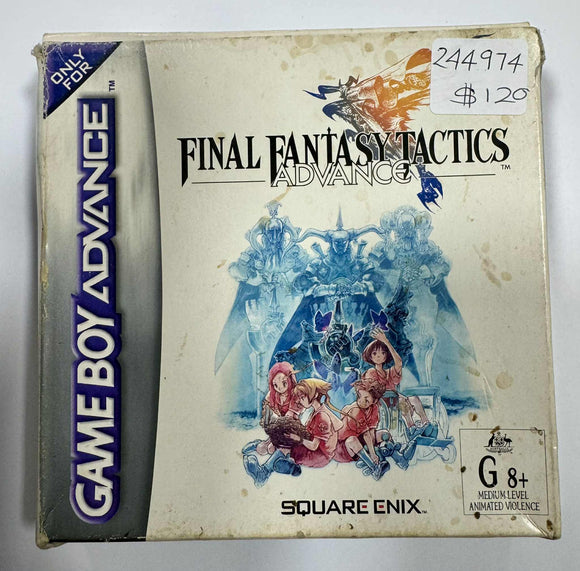 Final Fantasy Tactics Advance Gameboy Game