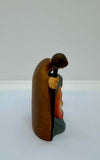 Hand-painted Wooden Holy Family Figurine