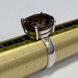 Sterling Silver Smokey Quartz Ring