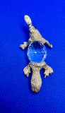 Cut Glass Platypus Figurine