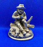 Pewter Australian Swagman Figurine
