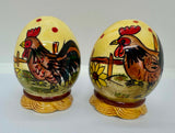 Vintage Rooster Salt & Pepper Shakers